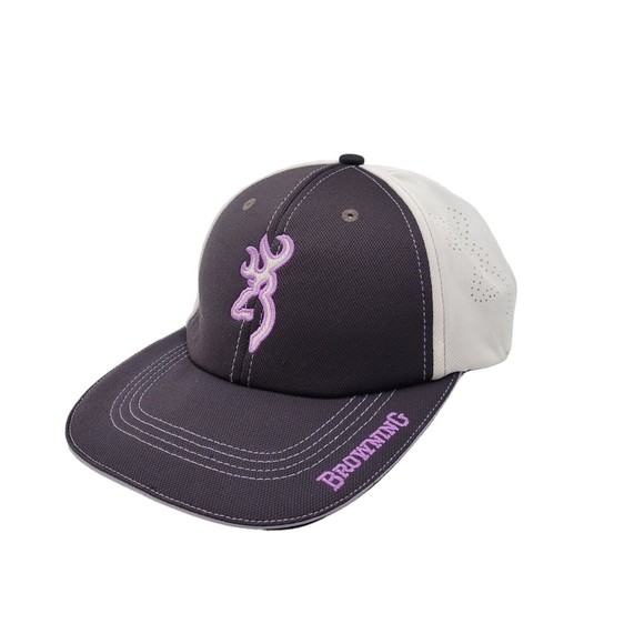 Browning Hunting Company Purple Buck Deer Logo Adjustable Hat Cap 100% Polyester - Picture 2 of 11